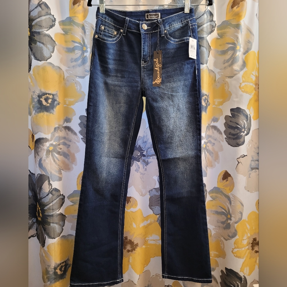 Junior Girl Jeans size 5 - Picture 2 of 9